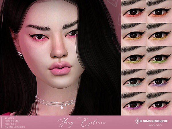 Ying Eyeliner by MSQSIMS from TSR
