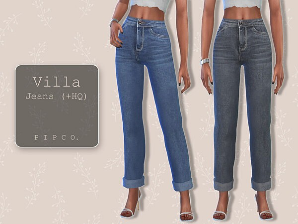 Villa Jeans (Rolled) Version 2 by Pipco from TSR