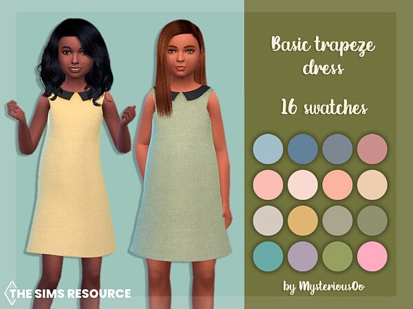 Basic trapeze dress by MysteriousOo from TSR