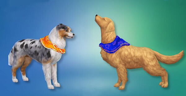Service Dog Harnesses and Bandanas by Sturmfalke from Mod The Sims
