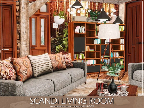Scandi Living Room by MychQQQ from TSR