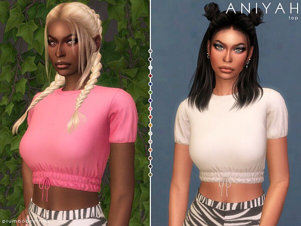 ANIYAH top by Plumbobs n Fries from TSR