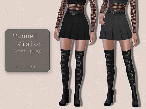 Tunnel Vision Skirt by Pipco from TSR