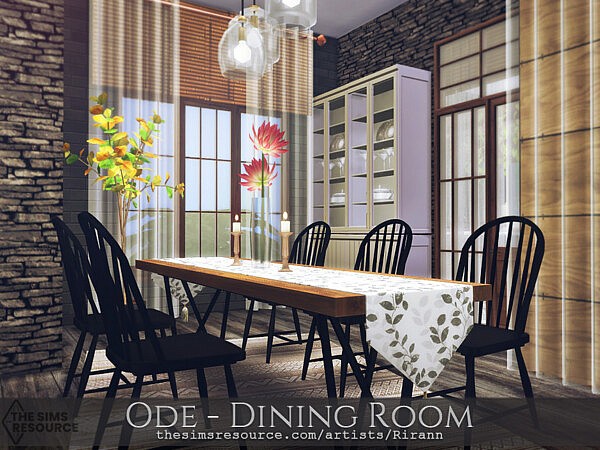 Ode   Dining Room by Rirann from TSR