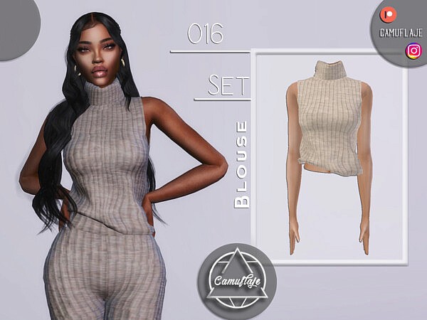 SET 016   Blouse by Camuflaje from TSR