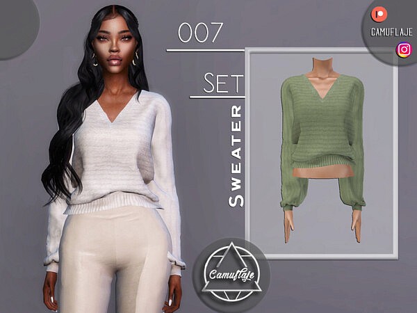 SET 007   Sweater by Camuflaje from TSR