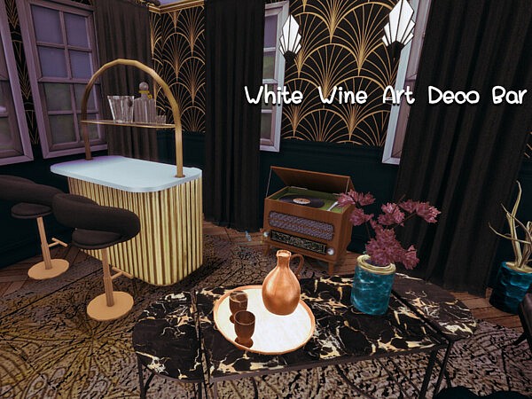 White Wine Art Deco Bar by GenkaiHaretsu from TSR