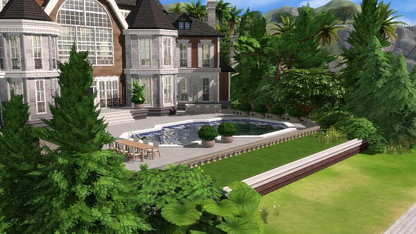 Hamptons Mansion by plumbobkingdom from Mod The Sims