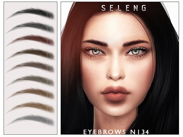 Eyebrows N134 by Seleng from TSR