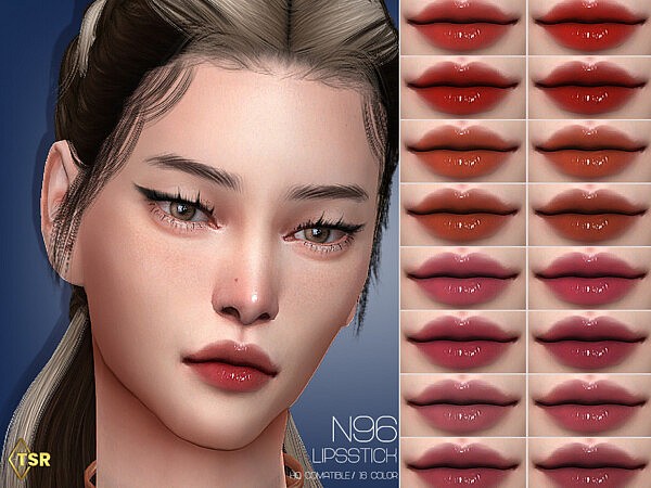 LMCS N96 Lipstick by Lisaminicatsims from TSR