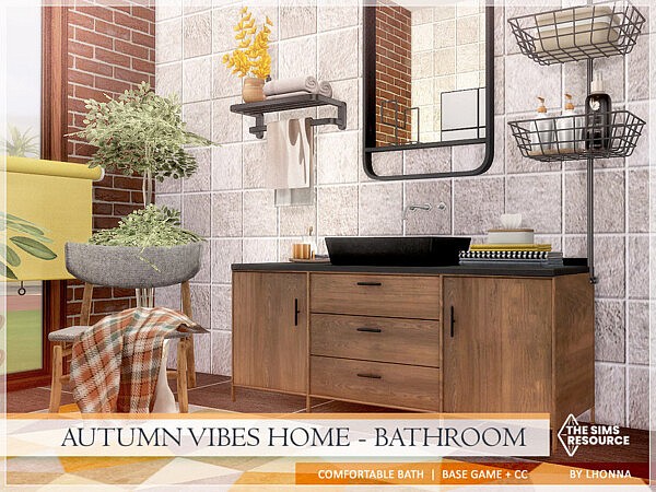 Autumn Vibes Home   Bathroom by Lhonna from TSR