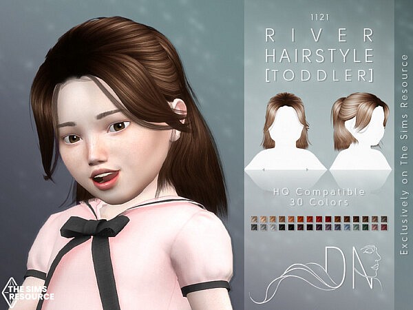 River Hairstyle [Toddler] by DarkNighTt from TSR