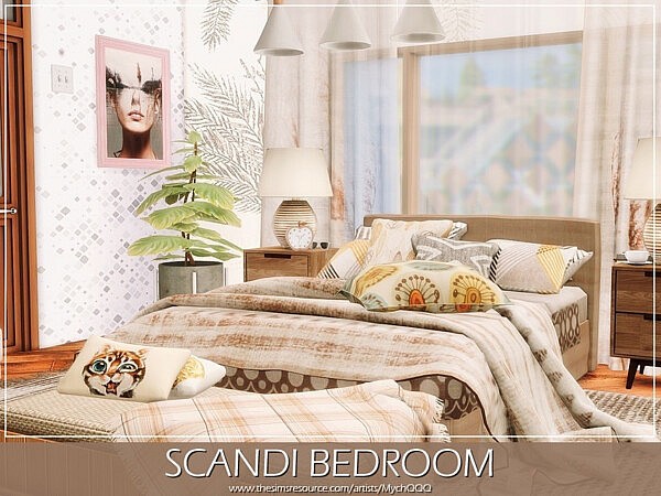Scandi Bedroom by MychQQQ from TSR