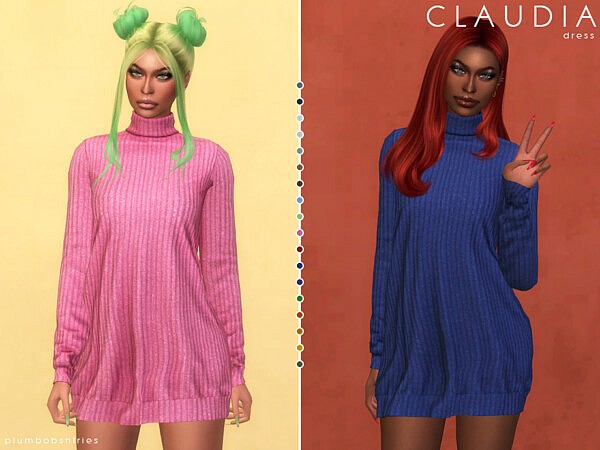 CLAUDIA dress by Plumbobs n Fries from TSR
