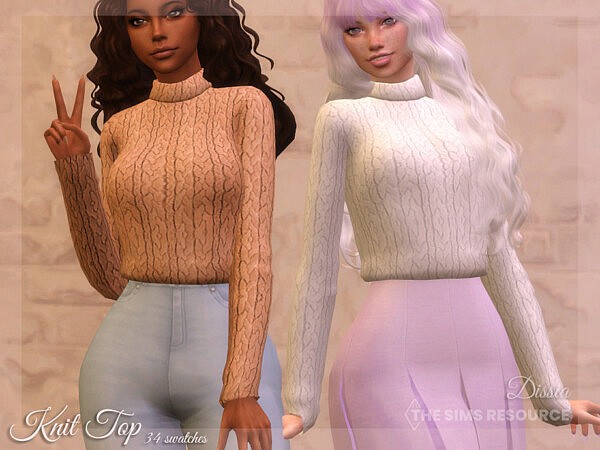Knit Top by Dissia from TSR