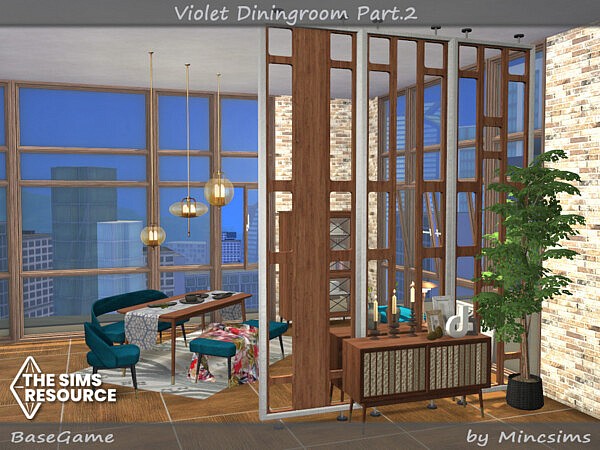 Violet Diningroom Part.2 by Mincsims from TSR