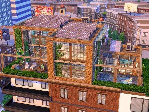 Brick Penthouse by Flubs79 from TSR