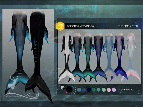 ORCA MERMAID TAIL by DanSimsFantasy from TSR
