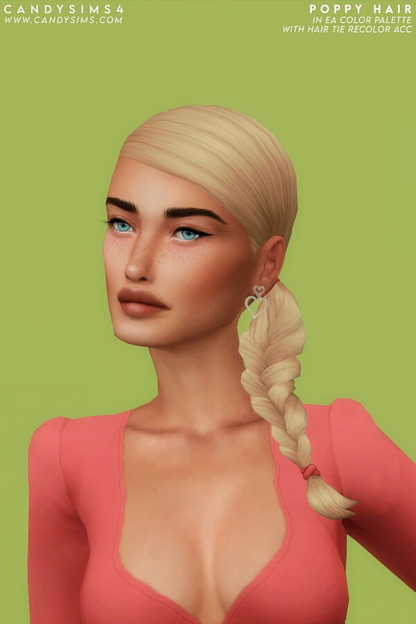 Poppy Hairstyle from Candy Sims 4