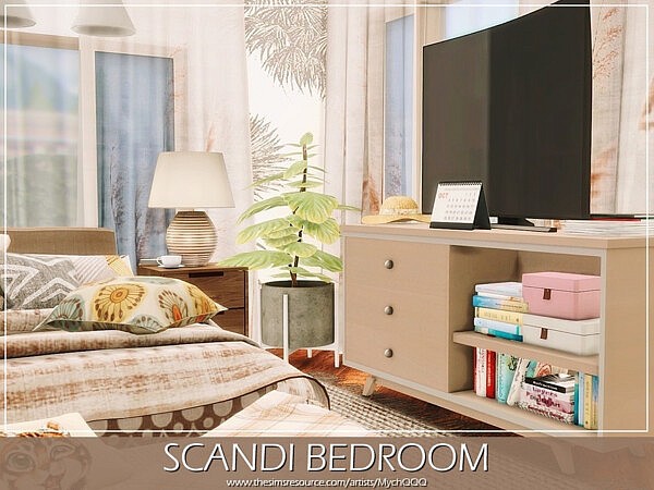 Scandi Bedroom by MychQQQ from TSR