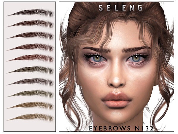Eyebrows N132 by Seleng from TSR