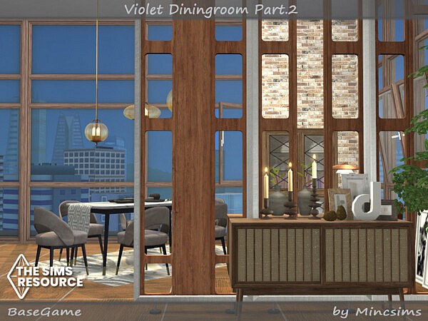 Violet Diningroom Part.2 by Mincsims from TSR