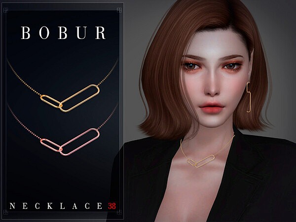 Simple chain necklace by Bobur3 from TSR