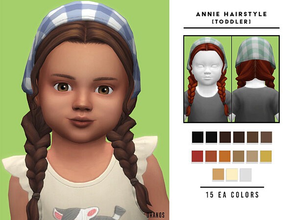 Annie Hairstyle [Toddler] by OranosTR from TSR