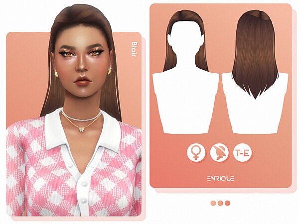 Blair Hairstyle by EnriqueS4 from TSR