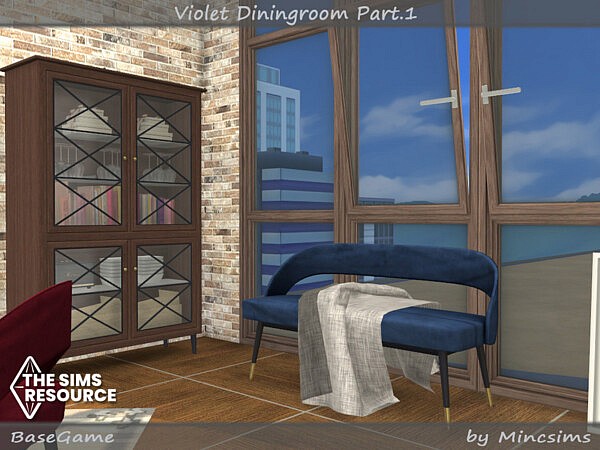 Violet Diningroom Part.1 by Mincsims from TSR