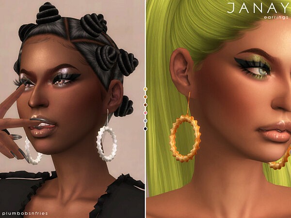JANAY earrings by Plumbobs n Fries from TSR