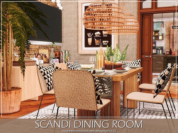 Scandi Dining Room by MychQQQ from TSR