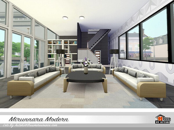 Mirunnara Modern House by autaki from TSR