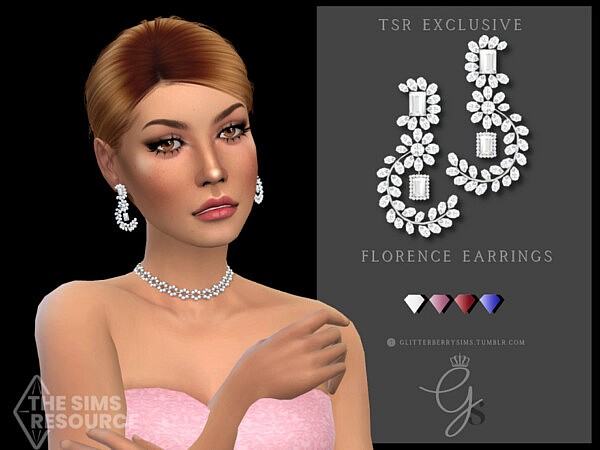 Florence Earrings by Glitterberryfly from TSR