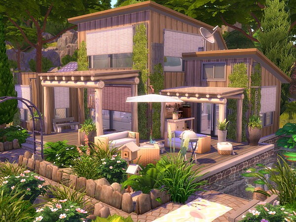 Eco Friendly Wood House by Flubs79 from TSR