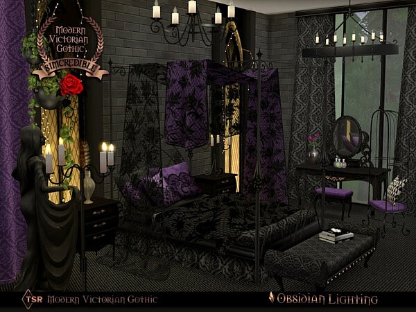 Modern Victorian Gothic   Obsidian Lighting by SIMcredible! from TSR