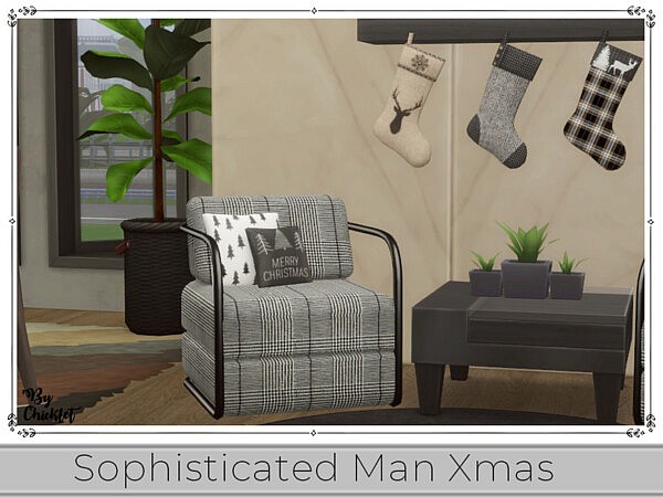 Sophisticated Man Xmas Sitting Room by Chicklet from TSR