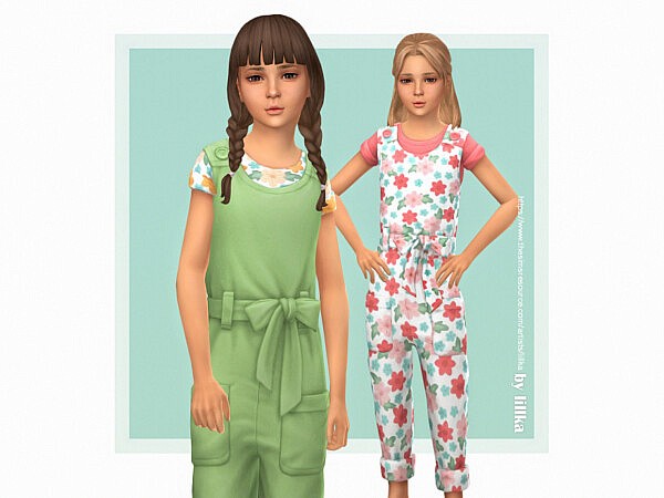 Flower Jumpsuit  by lillka from TSR