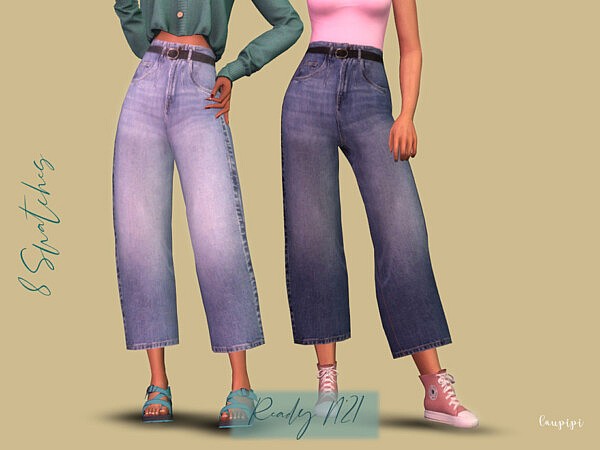 Flare Jeans   MBT02 by laupipi from TSR