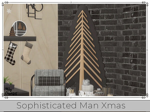 Sophisticated Man Xmas Sitting Room by Chicklet from TSR