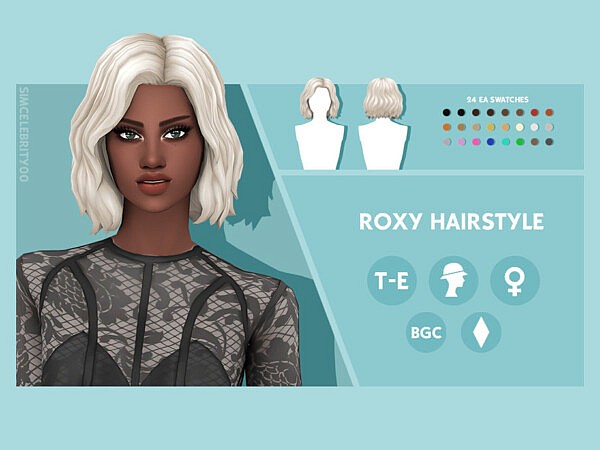 Roxy Hairstyle by simcelebrity00 from TSR