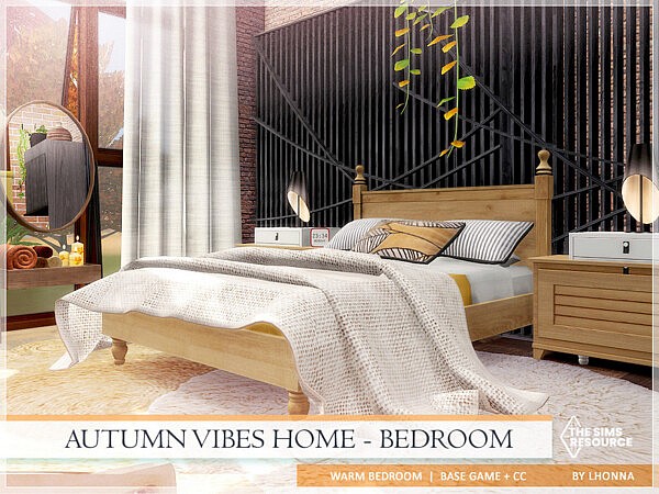 Autumn Vibes Home   Bedroom  by Lhonna from TSR