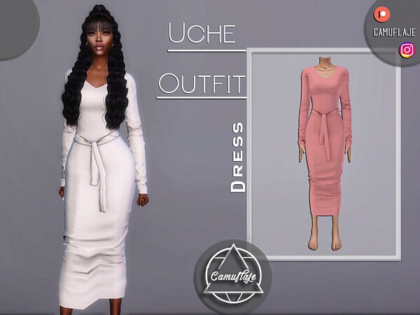 Uche Outfit   Dress by Camuflaje from TSR