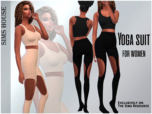 Yoga suit for women by Sims House from TSR