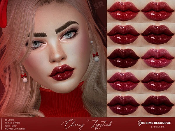 Cherry Lipstick by MSQSIMS from TSR