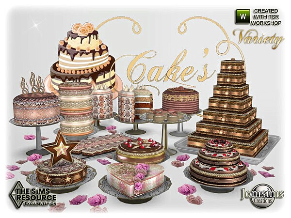 Cakes Variety by jomsims from TSR