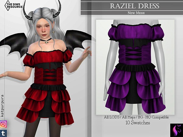 Raziel Dress by KaTPurpura from TSR