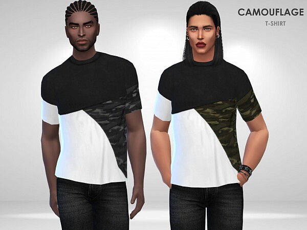 Camouflage T shirt by Puresim from TSR