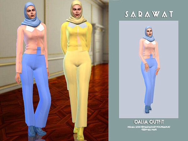 Dalia outfit by Sarawat from TSR