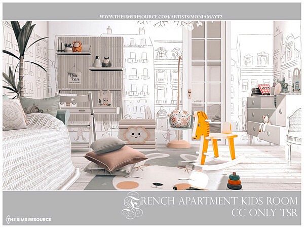 French Apartment Kids Room by Moniamay72 from TSR